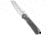 Chris Reeve Knives Chris Reeve Large Sebenza 31 Frame Lock Knife Glass Blast Ti + Micarta 3.6" SW, Black/Gray, CPM MagnaCut, adult, BHQ-146096