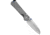 Chris Reeve Knives Chris Reeve Left-Hand Large Sebenza 31 Knife Sandblasted Ti 3.625" SW, Gray, CPM MagnaCut, adult, BHQ-146069