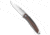 Chris Reeve Knives Mnandi Folding Knife, 2.75in, CPM S45VN, Clip Point Blade, Wood, Wood Handle, Wood/Gray, 6.375 inch, BHQ-13195