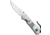 Chris Reeve Knives Small Sebenza 31 Folding Knife, 2.94in, CPM S35VN, Drop Point Blade, Titanium, Gray Handle, Lunar Landing CGG, Gray/Gray, 6.875 inch, BHQ-94297