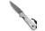 Chris Reeve Knives Small Sebenza 31 Folding Knife, 3.00in, Damascus, Drop Point Blade, Titanium, Gray Handle, Damascus, Gray/Black, 6.875 inch, BHQ-172988