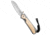 Chris Reeve Knives Chris Reeve Small Sebenza 31 Glass Blasted Box Elder 2.99" SW, Gray/Wood, CPM MagnaCut, adult, BHQ-146013