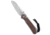 Chris Reeve Knives Small Sebenza 31 Folding Knife, 3.00in, CPM MagnaCut, Sheepsfoot Blade, Micarta, Titanium, Brown/Gray Handle, Inlay Canvas Natural Insingo, Brown/Gray/Gray, 6.96 inch, BHQ-146041