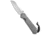 Chris Reeve Knives Small Sebenza 31 Folding Knife, 2.94in, CPM MagnaCut, Sheepsfoot Blade, Titanium, Gray Handle, BB Ti, Gray/Gray, 6.875 inch, BHQ-139549