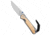 Chris Reeve Knives Small Sebenza 31 Folding Knife, 3.00in, CPM MagnaCut, Drop Point Blade, Titanium, Wood, Gray/Wood Handle, Box Elder Double Lug, Gray/Wood/Gray, 7.00 inch, BHQ-216100