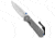 Chris Reeve Knives Small Sebenza 31 Folding Knife, 2.94in, CPM MagnaCut, Drop Point Blade, Titanium, Gray Handle, Ti/Double Thumb Lug, Gray/Gray, 7.00 inch, BHQ-98974
