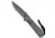 Chris Reeve Knives Small Sebenza 31 Folding Knife, 3.00in, Damascus, Drop Point Blade, Titanium, Gray Handle, Double Lug, Raindrop Damascus, Gray/Gray, 6.875 inch, BHQ-99031