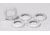 Christensen Arms Crush Washer, 5/8x24 Threads, Silver, Medium, .625X.910, 810-00030-01
