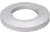 Christensen Arms Crush Washer, 5/8x24 Threads, Silver, Medium, .625X.910, 810-00030-01