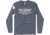 Christensen Arms White Topo Map Design Long Sleeve - Men's, Large, Solid Indigo, 720-00141-02