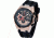 Chronotech Active 7991  Watch - Black Band, Rose Stainless Steel/Black Face Ct.7991m/05