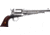 Cimarron Arms 1858 New Model Army Revolver, .45 Long Colt, 8in Barrel, Fixed, Nickel Frame, Wood Grip, 6 Round Cylinder, CA1000N00