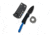 CIVIVI Baby Banter Fixed Blade Knife, 2.39 in, Nitro-V Steel Black Stonewashed Blade, Drop Point Blade, G10 Black/Blue Handle, C23045-1