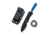 CIVIVI Baby Banter Fixed Blade Knife, 2.39 in, Nitro-V Steel Black Stonewashed Blade, Drop Point Blade, G10 Black/Blue Handle, C23045-1