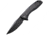 CIVIVI Baklash Linerlock Folding Knife, Black G10 handle with carbon fiber onlay, C801I