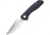 CIVIVI Baklash Linerlock G10 Folding Knife, 3.5in Satin 9Cr18Mov SS Blade, Black G10, C801C