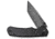 CIVIVI Button Lock Brazen Flipper &amp; Thumb Stud Knife Twill Carbon Fiber Overlay On Black G10 Handle 3.46inch Damascus Blade