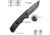CIVIVI Button Lock Brazen Flipper &amp; Thumb Stud Knife Twill Carbon Fiber Overlay On Black G10 Handle 3.46inch Damascus Blade