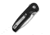 CIVIVI Mini Shakan Flipper &amp; Thumb Stud &amp; Button Lock Knife Ripple Patterned Black Aluminum Handle 2.48inch Satin Finished Nitro-v Blade