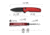 CIVIVI Mini Shakan Folding Knife, 2.48 in, Nitro V Steel, Drop Point Blade, Red Aluminum Handle, C20052F-2