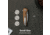 CIVIVI Mini Shakan Flipper &amp; Thumb Stud &amp; Button Lock Knife Ripple Patterned Coyote Brown Aluminum Handle 2.48inch Satin Finished Nitro-v Blade