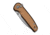 CIVIVI Mini Shakan Folding Knife, 2.48 in, Nitro V Steel, Drop Point Blade, Coyote Brown Aluminum Handle, C20052F-3