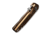 CIVIVI Mini Shakan Flipper &amp; Thumb Stud &amp; Button Lock Knife Ripple Patterned Coyote Brown Aluminum Handle 2.48inch Satin Finished Nitro-v Blade