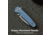 CIVIVI Mini Shakan Flipper &amp; Thumb Stud &amp; Button Lock Knife Ripple Patterned Blue Aluminum Handle 2.48inch Damascus Blade