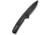CIVIVI Sentinel Strike Ii Flipper &amp; Thumb Stud &amp; Button Lock Knife Black Aluminum Handle With Black Frn Integral Spacer