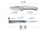 CIVIVI Voidflare Folding Knife, 2.92 in, 14C28N, Drop Point Blade, Greyish White Resin Handle, C24040-2