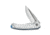 CIVIVI Voidflare Flipper Knife Greyish White Resin Handle With Scale Pattern 2.92inch Satin Finished 14c28n Blade