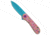 Civivi CIVIVI Elementum Dessert WarriorR Exclusive Knife Pink G-10 2.9" Blue Donut, Pink, D2, adult, BHQ-148967