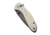 CIVIVI Faeger Flipper &amp; Thumb Stud &amp; Button Lock Knife Milled Ivory G10 Handle