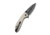 CIVIVI Faeger Flipper &amp; Thumb Stud &amp; Button Lock Knife Milled Ivory G10 Handle