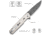 CIVIVI Navo Flipper Knife Ivory G10 Handle 3.25inch Damascus Blade