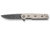 CIVIVI Navo Flipper Knife Ivory G10 Handle 3.25inch Damascus Blade