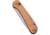 CIVIVI Elementum Folding Knife, 3.47in, Carbon Steel, Micarta Handle, Brown/Gray, C2103D