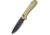CIVIVI Elementum Folding Knife, 3.47in, Carbon Steel, Micarta Handle, Olive/Black, C2103B