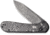 CIVIVI Elementum Folding Knife, 3.47in, Damascus Blade, Carbon Fiber/Steel Handle, Marble/Black, C2103DS3