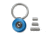 CIVIVI Key Coin Aluminum Pocket Key Organizer, Blue, CIV-C23056-2