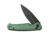 Civivi Knife Altus 2.97'' Green /blk Stonewash Button Lock