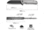 CIVIVI Chevalier Folding Knife, 3.4in, Carbon Steel, Sheepsfoot Blade, Aluminum Gray Handle, C20022B3