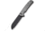 CIVIVI Chevalier Folding Knife, 3.4in, Carbon Steel, Sheepsfoot Blade, Aluminum Gray Handle, C20022B3
