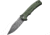 Civivi Knife Cogent 3.47'' Green Micarta/damascus Bttn Lk