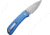 Civivi Knife Quibit 2.98'' Blue /satin Finish Button Lock