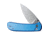 Civivi Knife Quibit 2.98'' Blue /satin Finish Button Lock