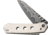 CIVIVI Knife Vision Fg 3" Ivory Damascus Blade Clam Pack, C22036DS1CP