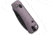 Civivi Knives Baby Banter 2 2.34: Folding Drop Point Plain Black Stonewashed Nitro-V Steel Blade, Purple Textured Aluminum Handle,C23074-2
