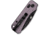 Civivi Knives Baby Banter 2 2.34: Folding Drop Point Plain Black Stonewashed Nitro-V Steel Blade, Purple Textured Aluminum Handle,C23074-2