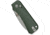 Civivi Knives Baby Banter 2 2.34 Folding Drop Point Plain Gray Stonewashed Nitro-V Steel Blade, Green Textured Canvas Micarta Handle,C23074-3